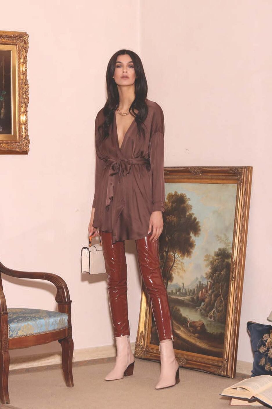 Pantalón de la marca QGuapa Milano Marron