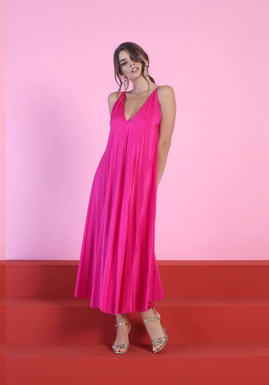 Vestido de la marca QGuapa Milano Fucsia