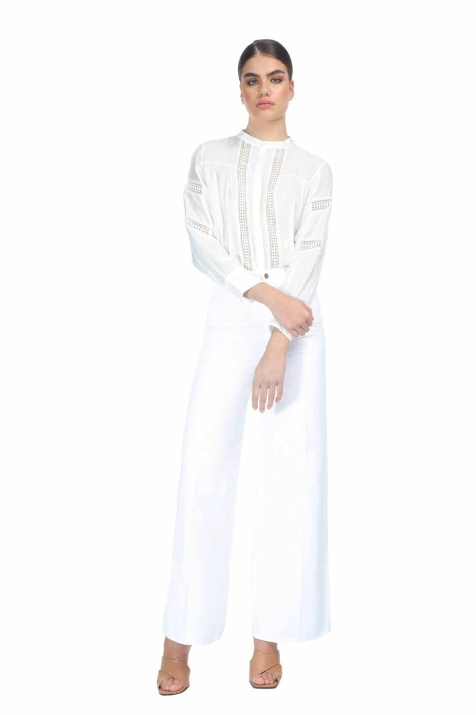Pantalón de la marca QGuapa Milano Blanco