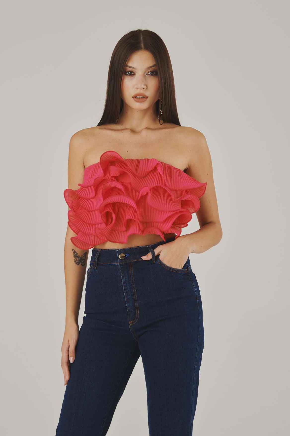 Top de la marca QGuapa Milano Rosa